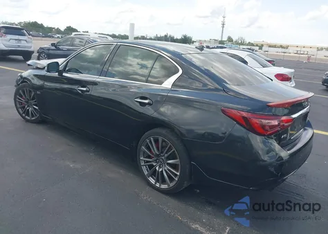 2018 Infiniti Q50 3.0T Sport из США, поврежденный, VIN JN1EV7AR7JM437407